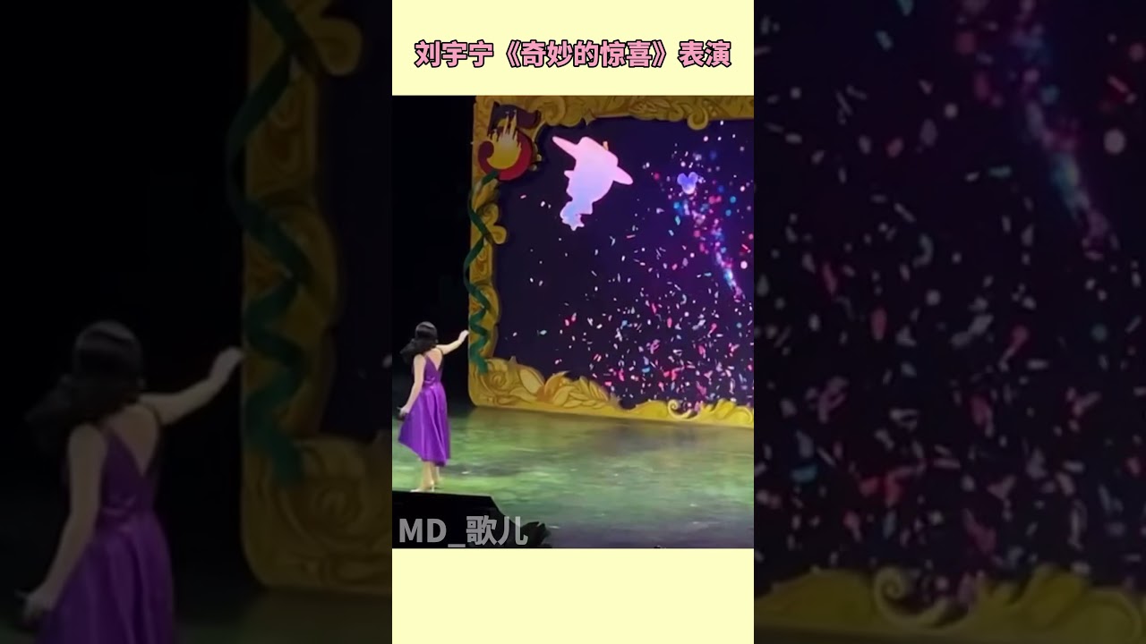 摩登兄弟刘宇宁-《奇妙的惊喜 》舞台表演〈上海迪士尼5岁生日主題曲〉