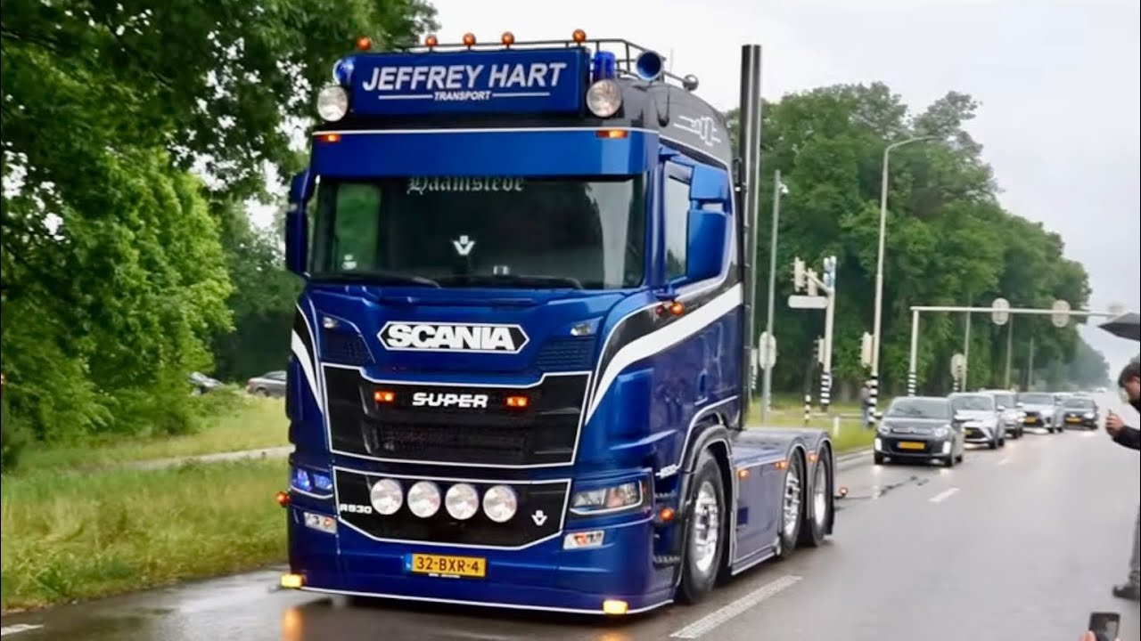 Truckshow Superdik 2025 |  with Scania V8, L6, DAF, MAN & Volvo open pipes sound