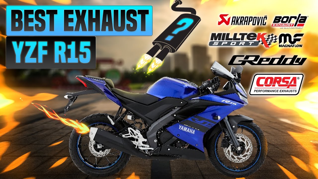 Yamaha YZF R15 Exhaust Sound🔥AkrapovicAHM,Beams,LeoVince,Prospeed,R9,Yoshimura,SC Project,Pro Liner