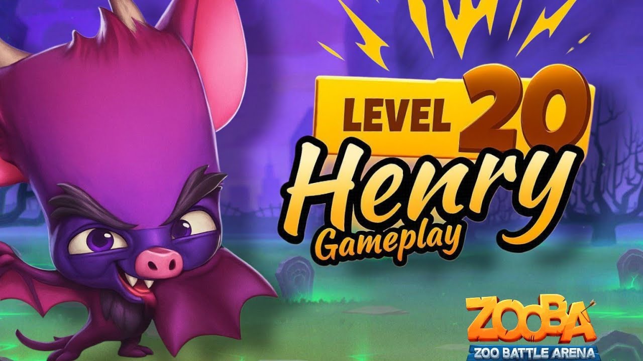 Henry Solo Gameplay – Level 20 | ZOOBA Battle Arena!