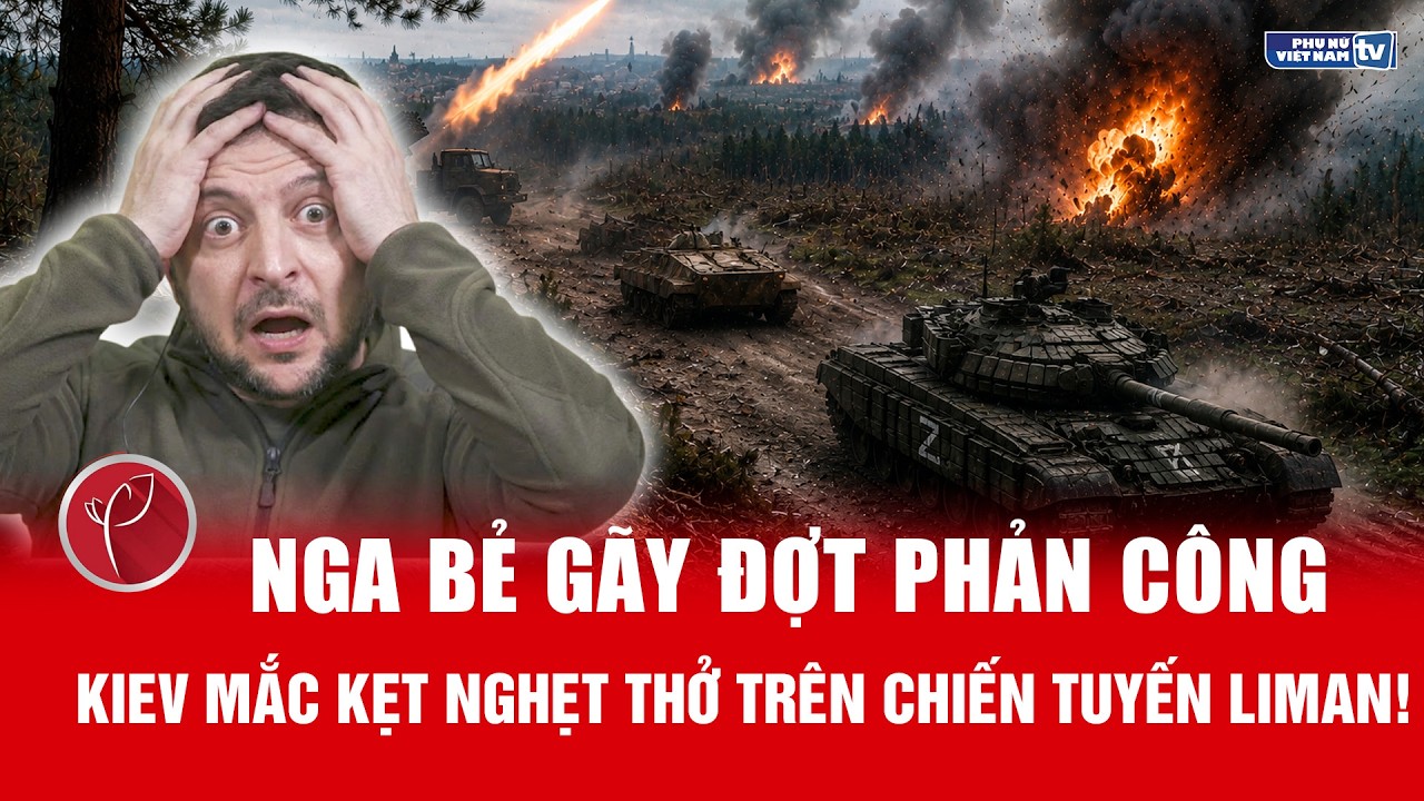 Nga chặn đứng đợt phản c&ocirc;ng Krasny Liman, Ukraine mắc kẹt giữa chiến tuyến.