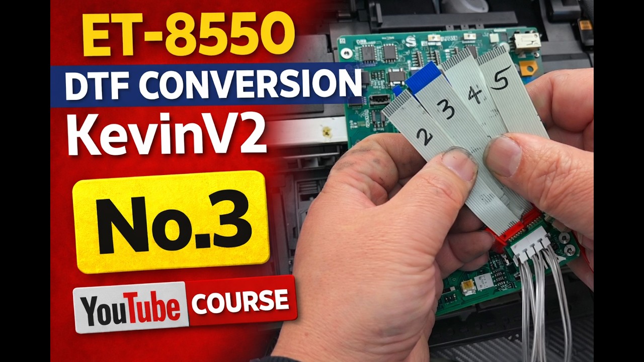 DTF Conversion Fix: Install Drive Board to Eliminate Fake Paper Jam & Maintenance Tank Errors