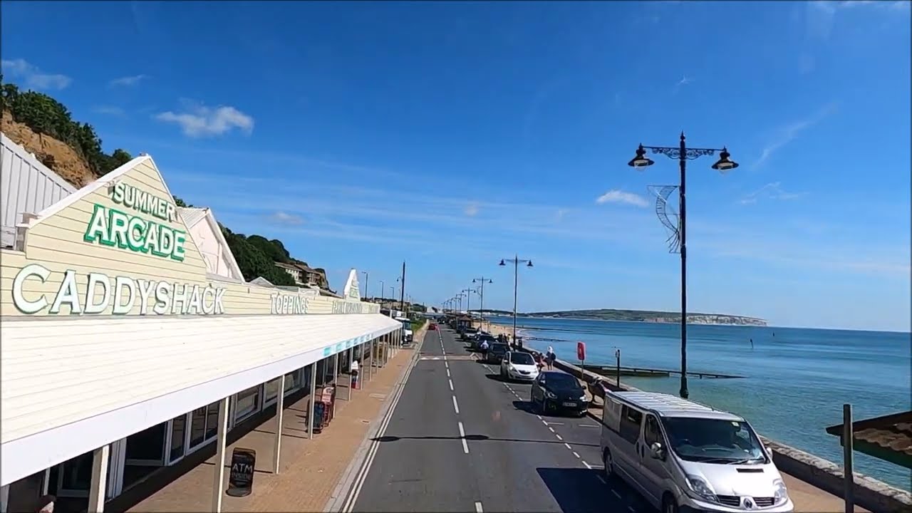 Shanklin Seafront By Bus - Southern Vectis Island Coaster - Isle Of Wight - May 2022 | kittikoko