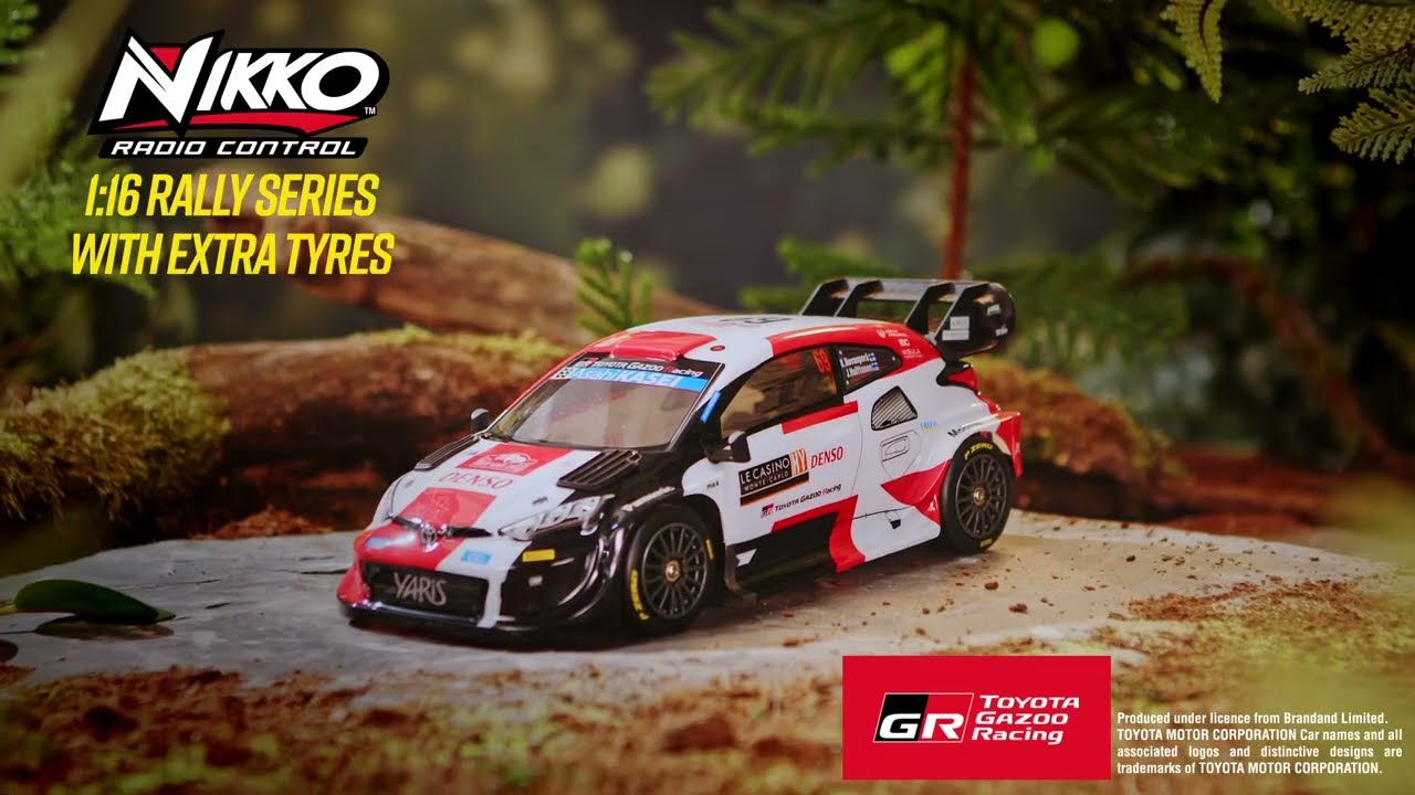 Nikko RC - 1:16 Rally Series - Toyota Gazoo Racing - #69 Rovanpera with extra tyres