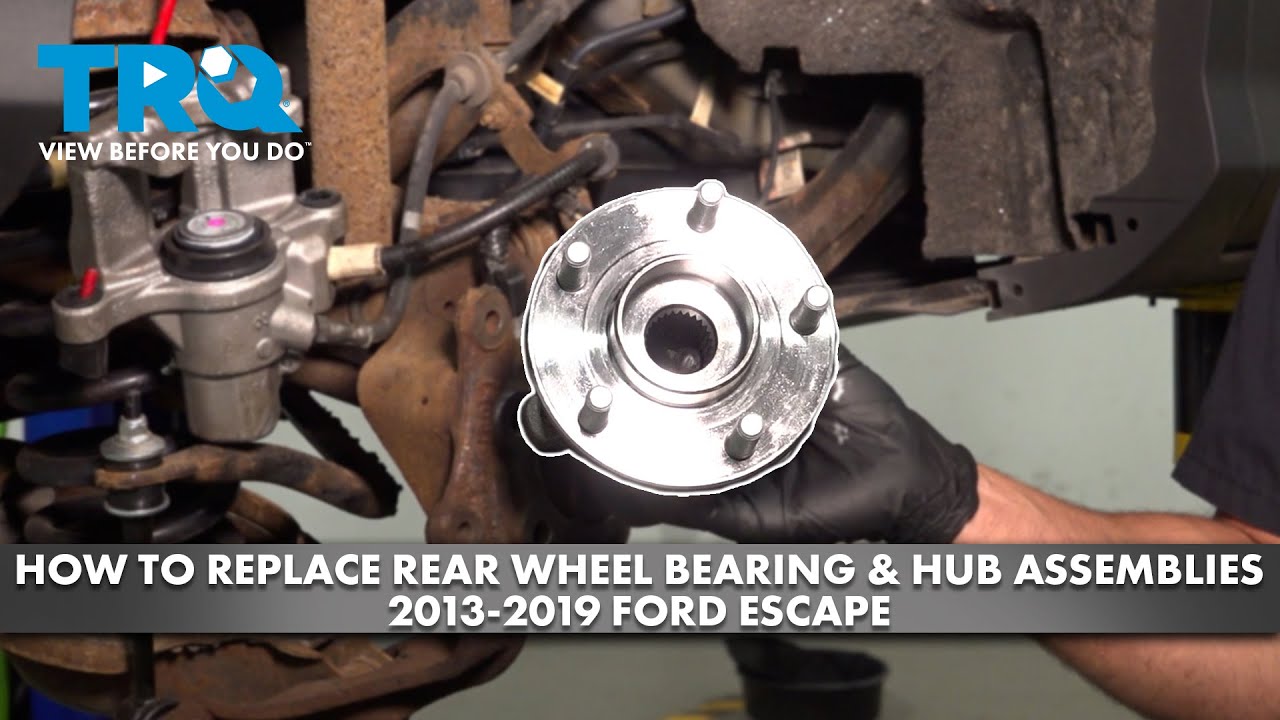 How to Replace Rear Wheel Bearing & Hub Assemblies 2013-2019 Ford Escape