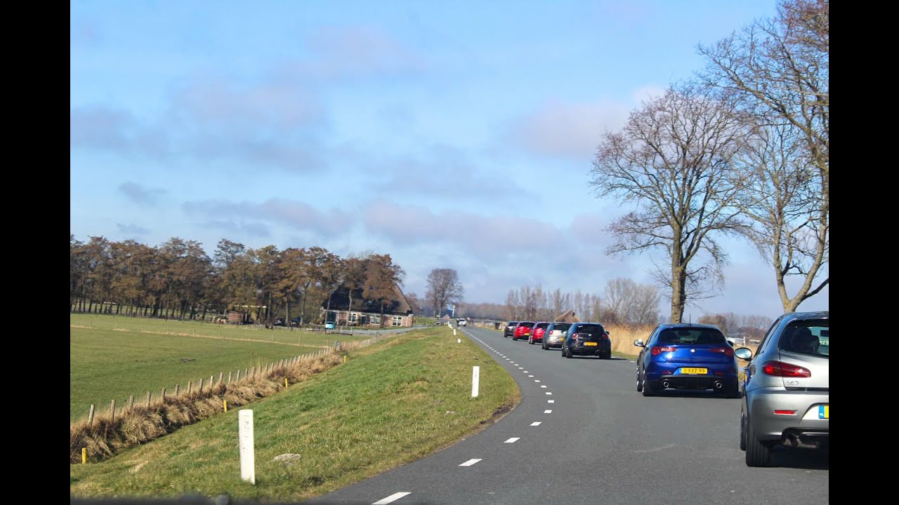 Alfa Romeo drive North-Holland - Nice exhaust sound - Giulietta QV