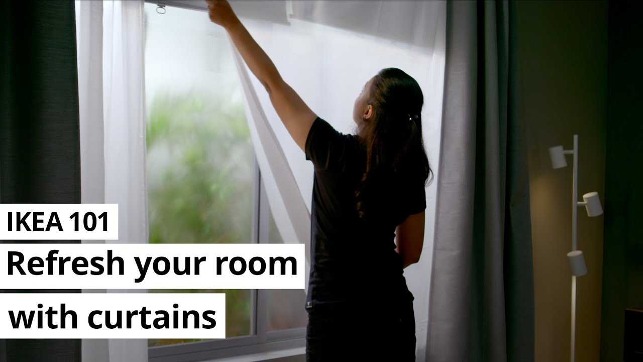 IKEA 101 - Refresh your room with curtains