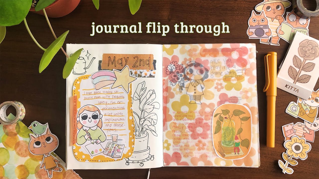 Creative Journal Flip Through | Still Finding My Journaling Style