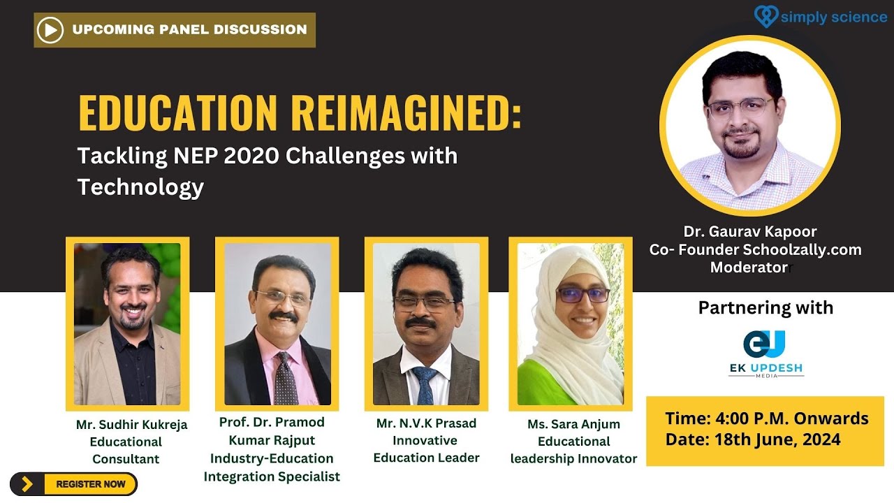Education Reimagined: Tackling NEP 2020 Challenges with Technology | Expert Panel Discussion