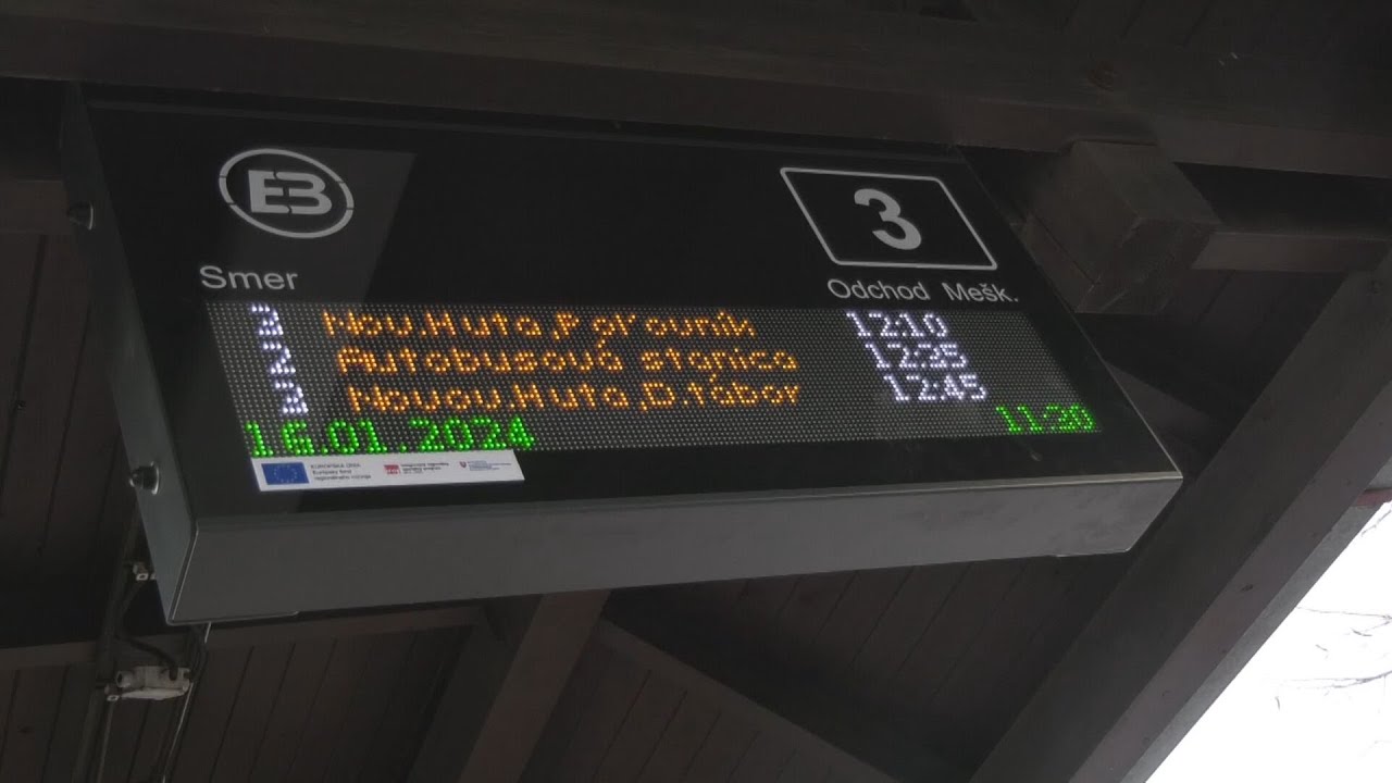 Eurobus zakúpil nové informačné tabule