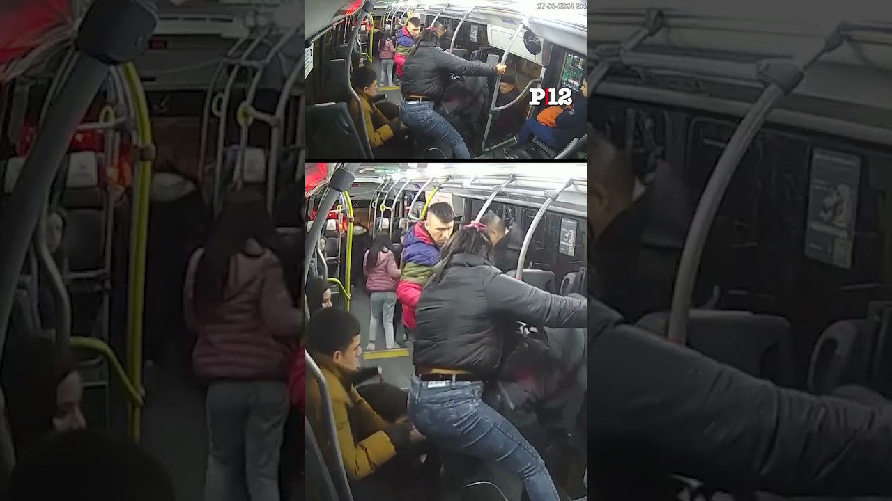 😲 Violento robo pira&ntilde;a arriba de un colectivo de la l&iacute;nea 68