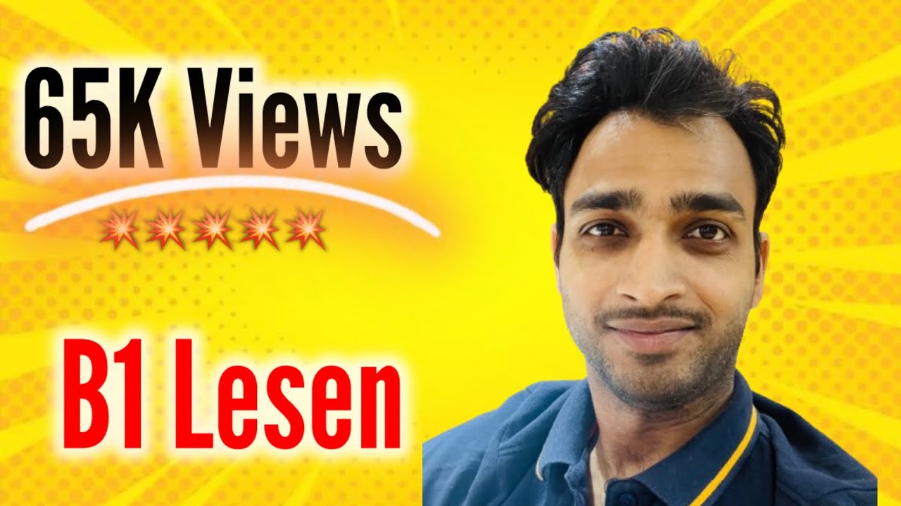 B1 German lesen| German Reading exam B1| Deutsch lernen|