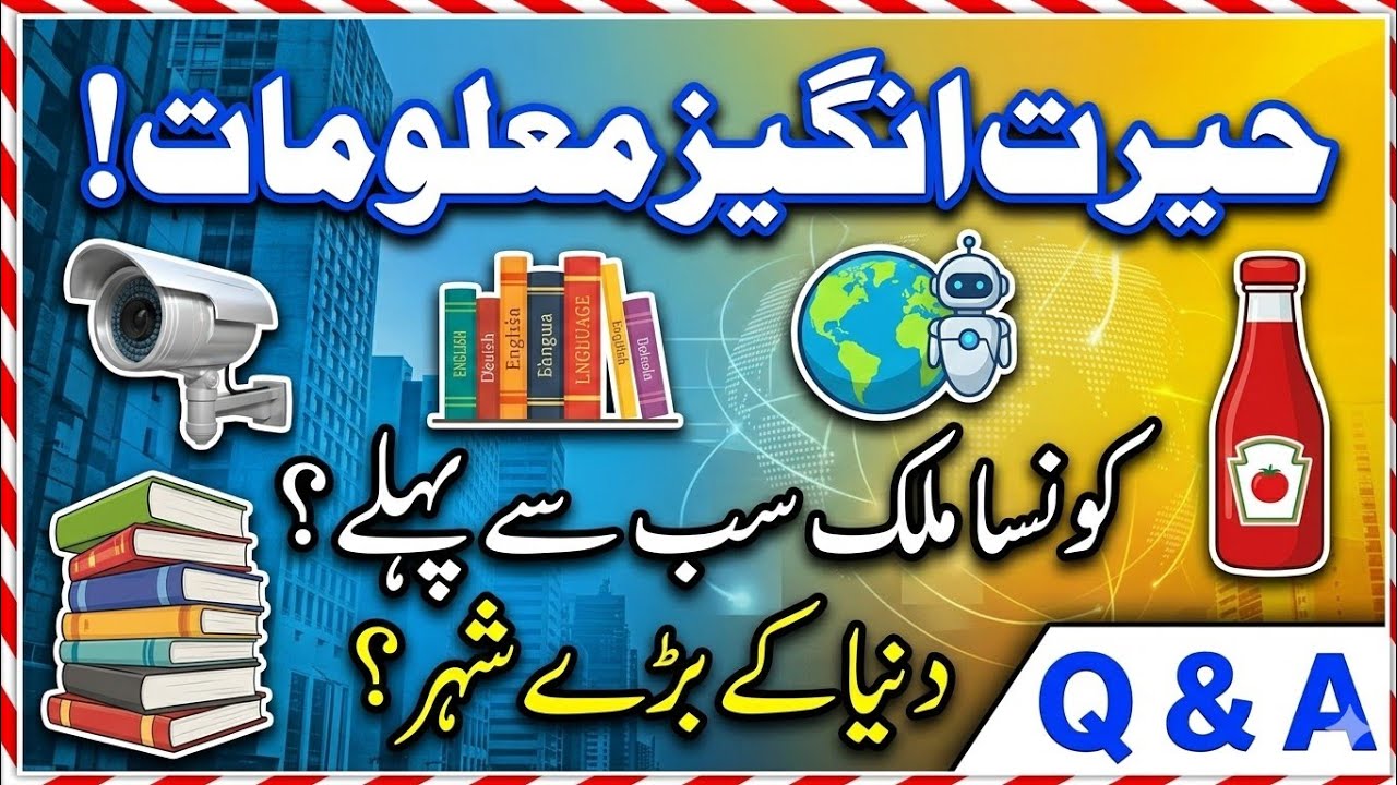 ​دنیائے معلومات: 7 ایسے سوالات جو آپ کو حیران کر دیں گے!