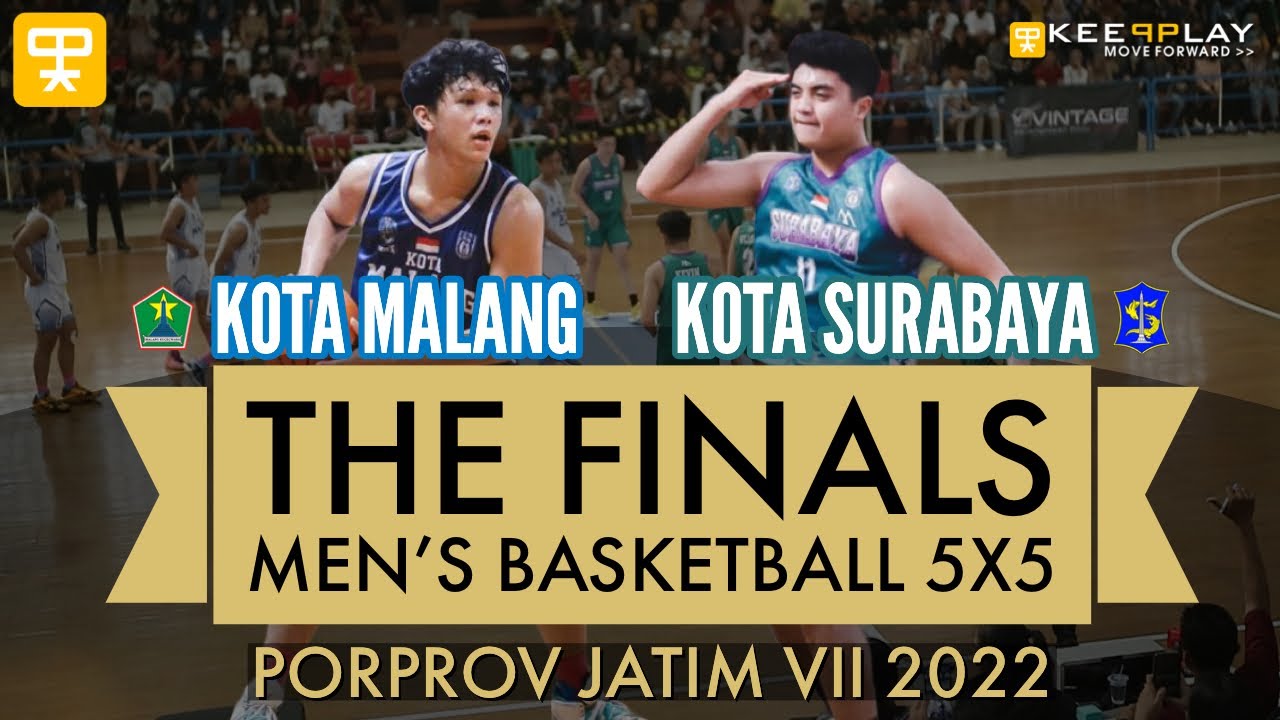 SURABAYA BACK TO BACK EMAS! HIGHLIGHTS KOTA MALANG VS KOTA SURABAYA | FINAL PORPROV BASKET PUTRA