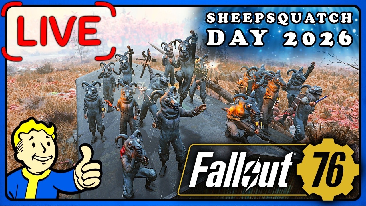 🔴 Fallout 76: Sheepsquatch Day 2026