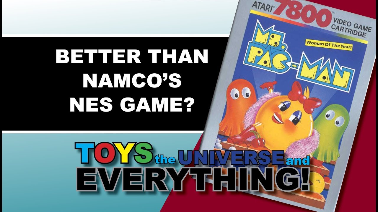 MS. PAC-MAN for Atari 7800 REVIEW!