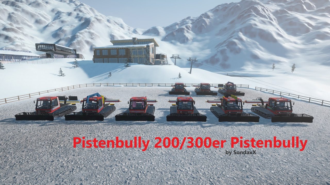 Pistenbully 200/300er Pack / Mod Review
