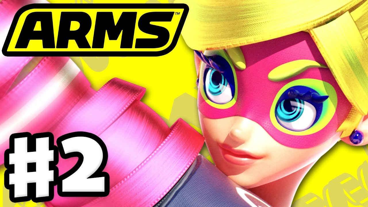 ARMS - Gameplay Walkthrough Part 2 - Ribbon Girl Party Matches! (Nintendo Switch)