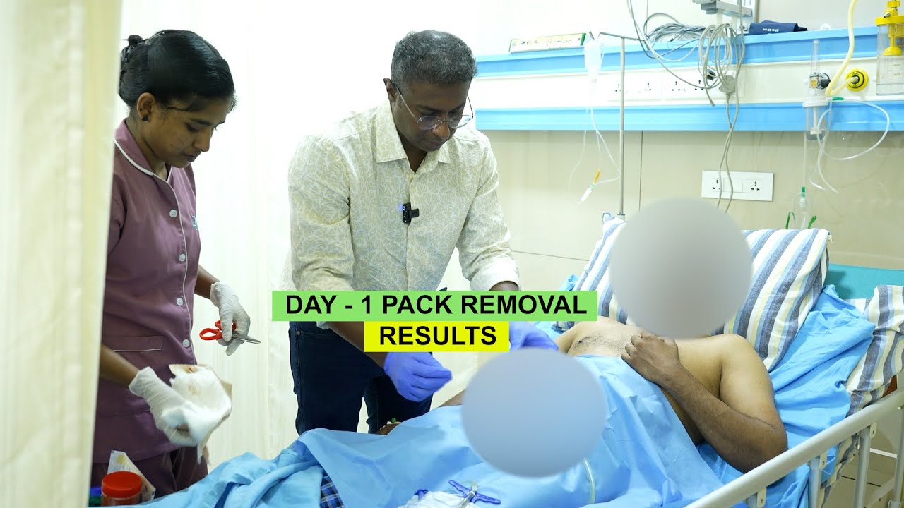 1st Day Pack Removal | Rigicon 10 Malleable Penile Implant Surgery | Dr.M.  Joe Kaushik