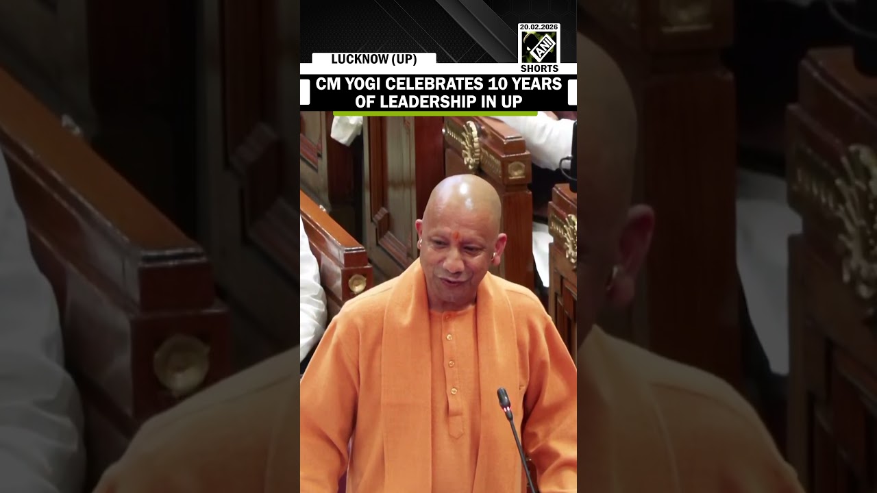 UP CM Yogi Adityanath celebrates 10 years of BJP term in the state at budget session of UP Assembly