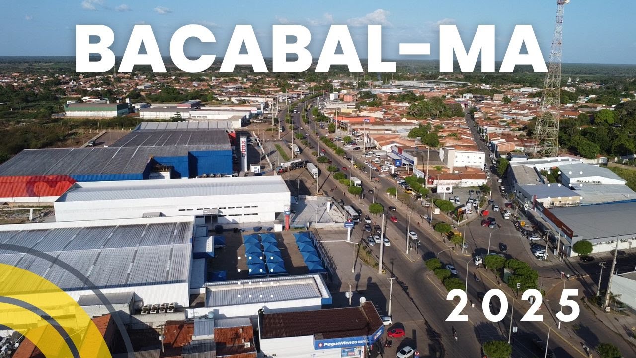 Sobrevoando Bacabal no Maranhão em  2025