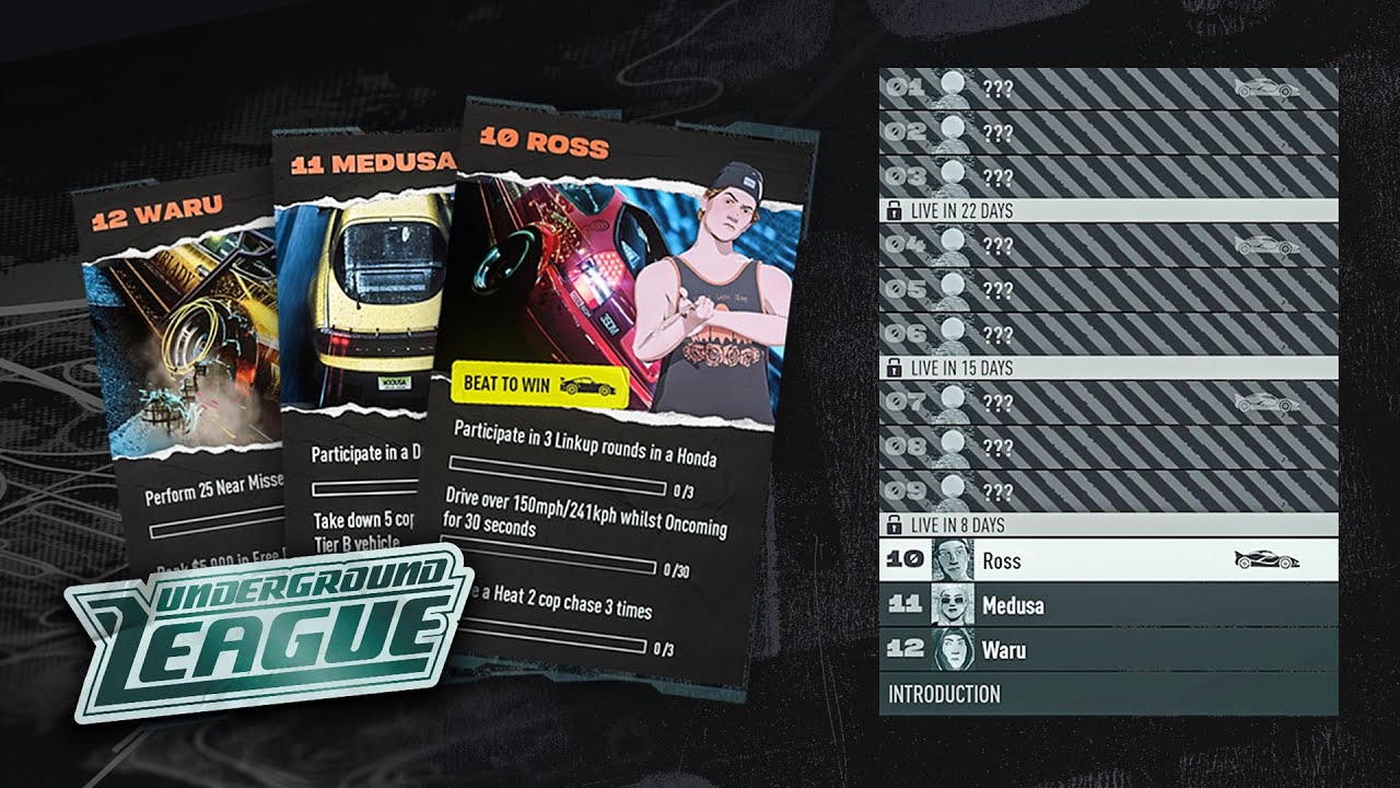 NFS Unbound - Underground League (Week 1)