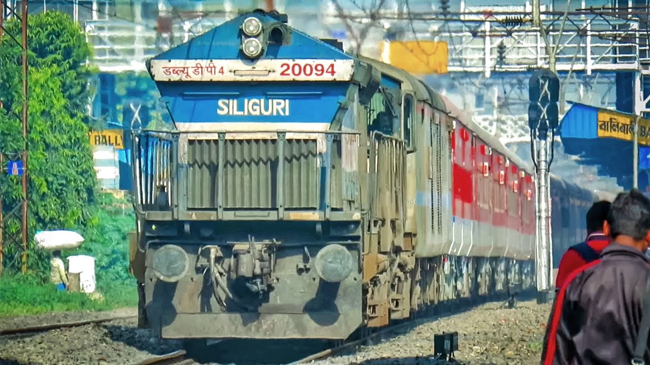 First Lhb run Kamrup Express with Shiny new red LHB coaches || Dibrugarh Howrah