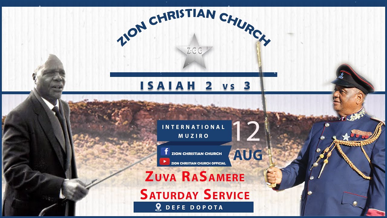 ZUVA RASAMERE --  BIG SATURDAY - SATURDAY   1 2 AUGUST  2023 @ DEFE