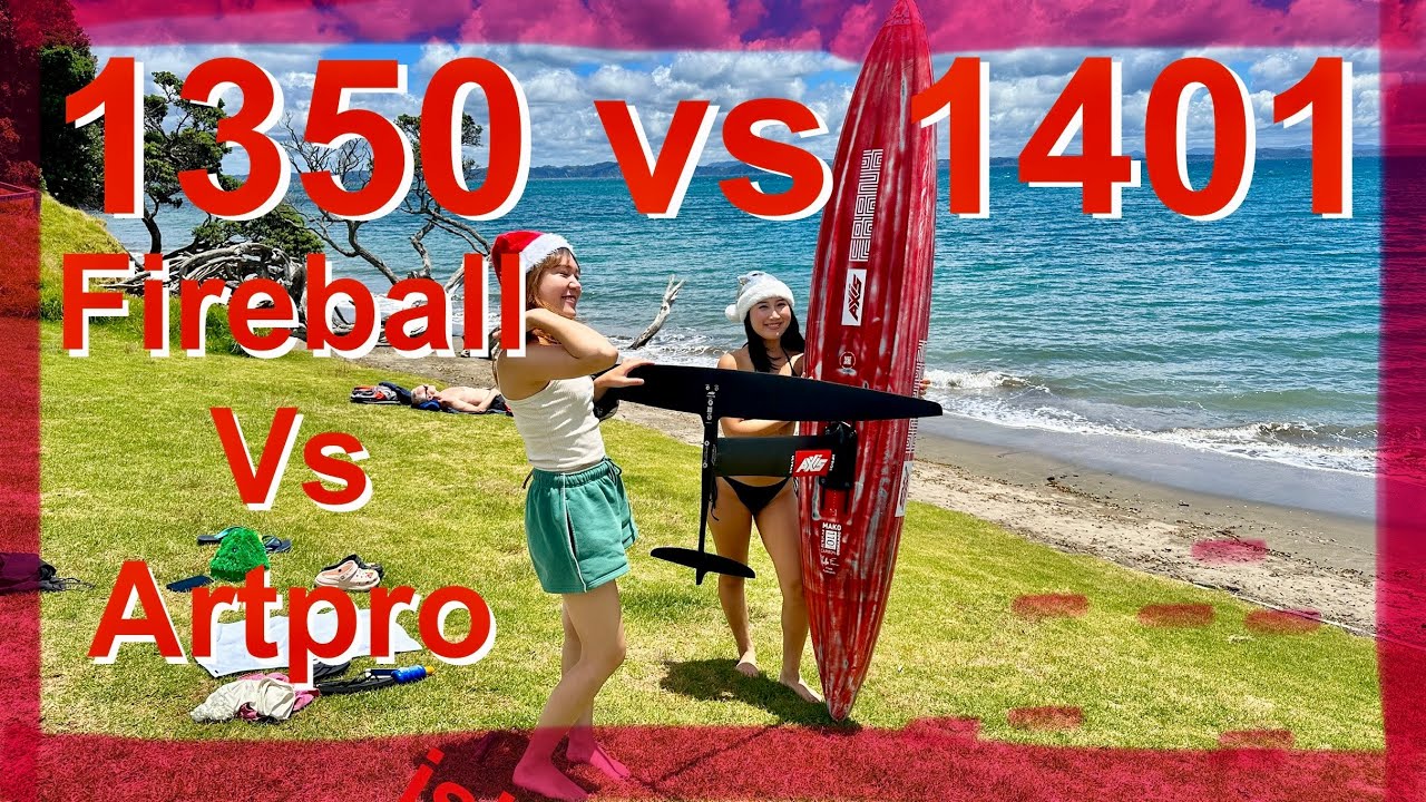 Axis 1350 Fireball VS 1401 Artpro | A Downwinder With School Teacher Matt