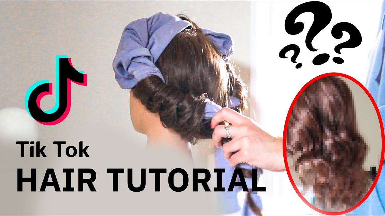 Tik Tok hair hack HEATLESS curls | Fail or Success?