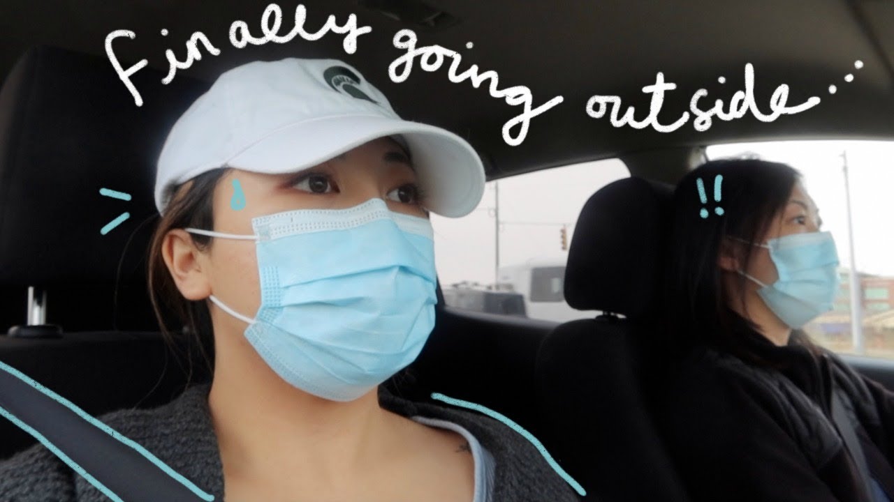 finally going out to buy groceries...