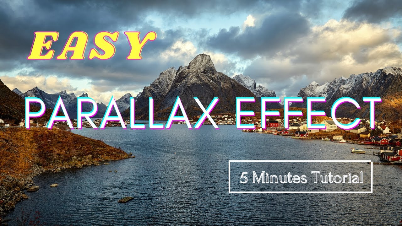 Parallax Scrolling Effect Using HTML & CSS | 5 Minutes Tutorial
