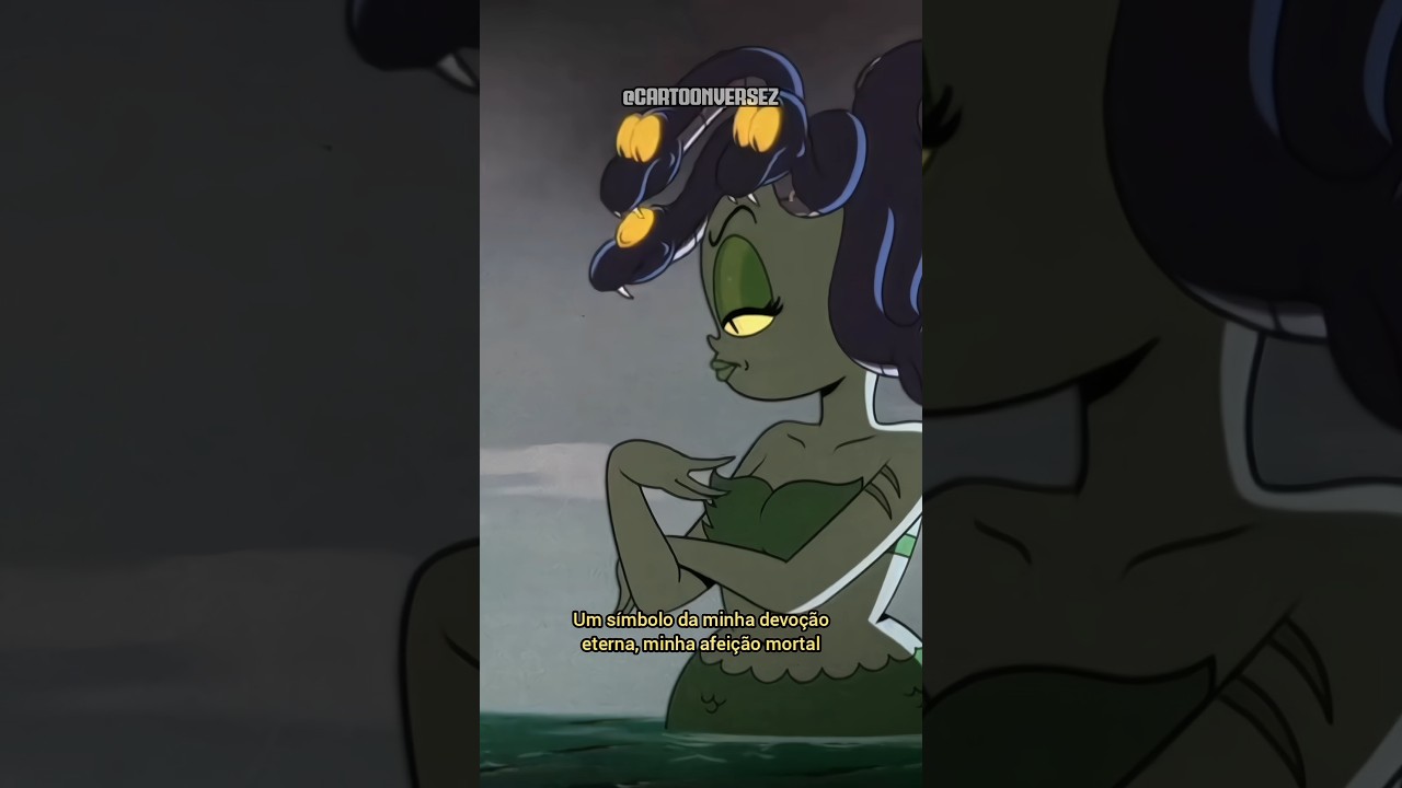 Xicrinho e Caneco v&atilde;o atr&aacute;s da besta marinha 😂 (PT.2/2) - The Cuphead Show #shorts