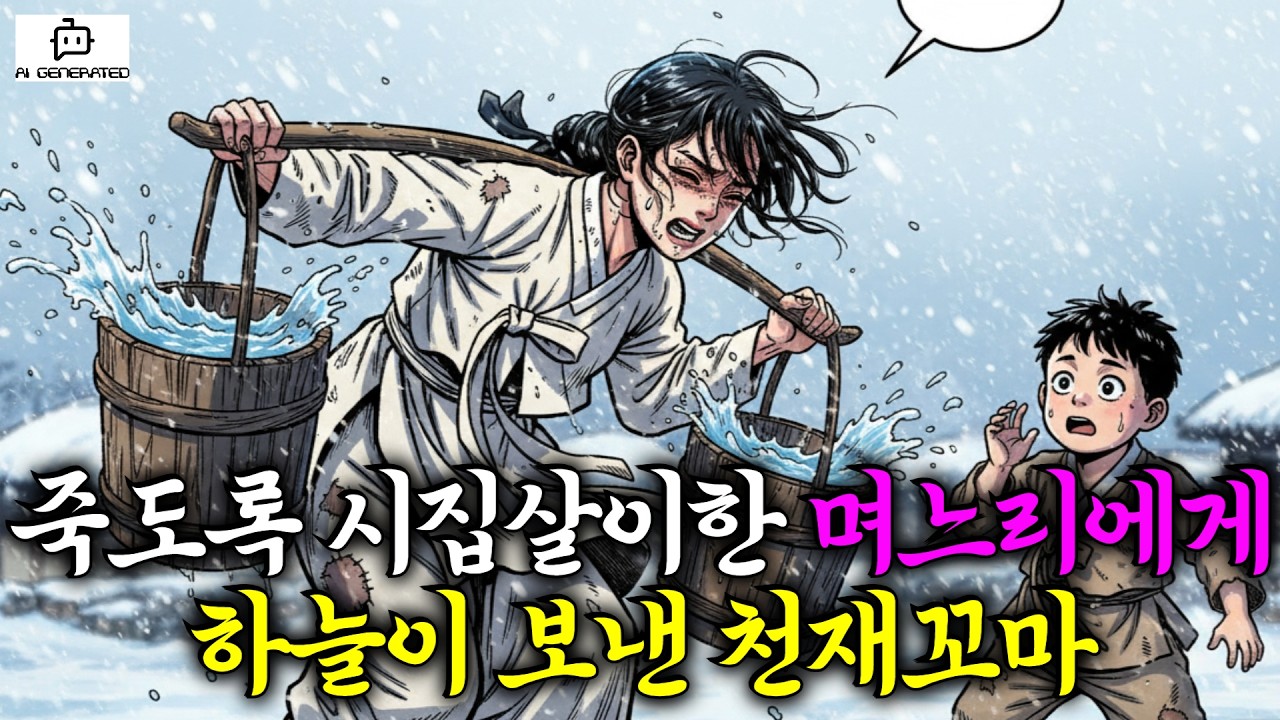 죽도록 시집살이한 며느리에게 하늘이 보낸 천재꼬마 | 전설 | 야담 | 설화 | 옛날이야기 | 민담