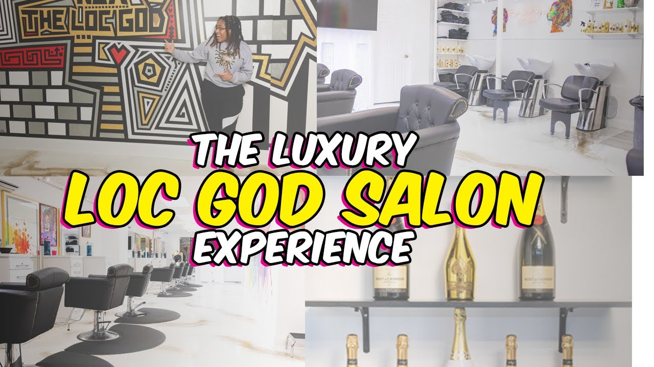 The Luxury Loc God Salon Experience✨😎 with champagne and bottle girls‼️😱