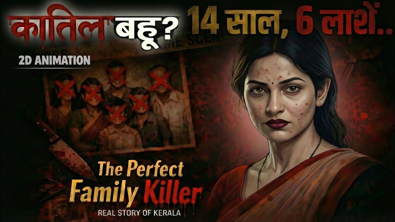अपने ही परिवार के 6 लोगों को निपटा दिया | Real Crime Story | 2D Animation