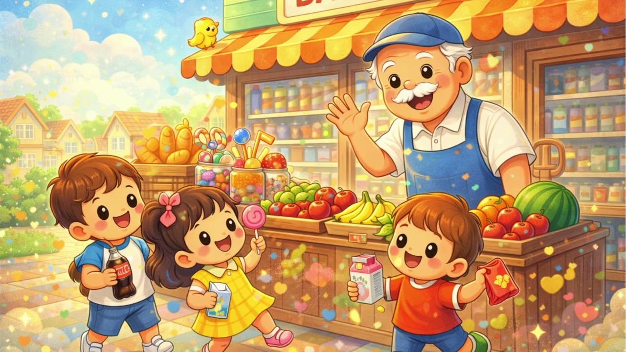 Bakkal amca ✨ #music #kidssong #kids #kidsvideo#çocukşarkısı