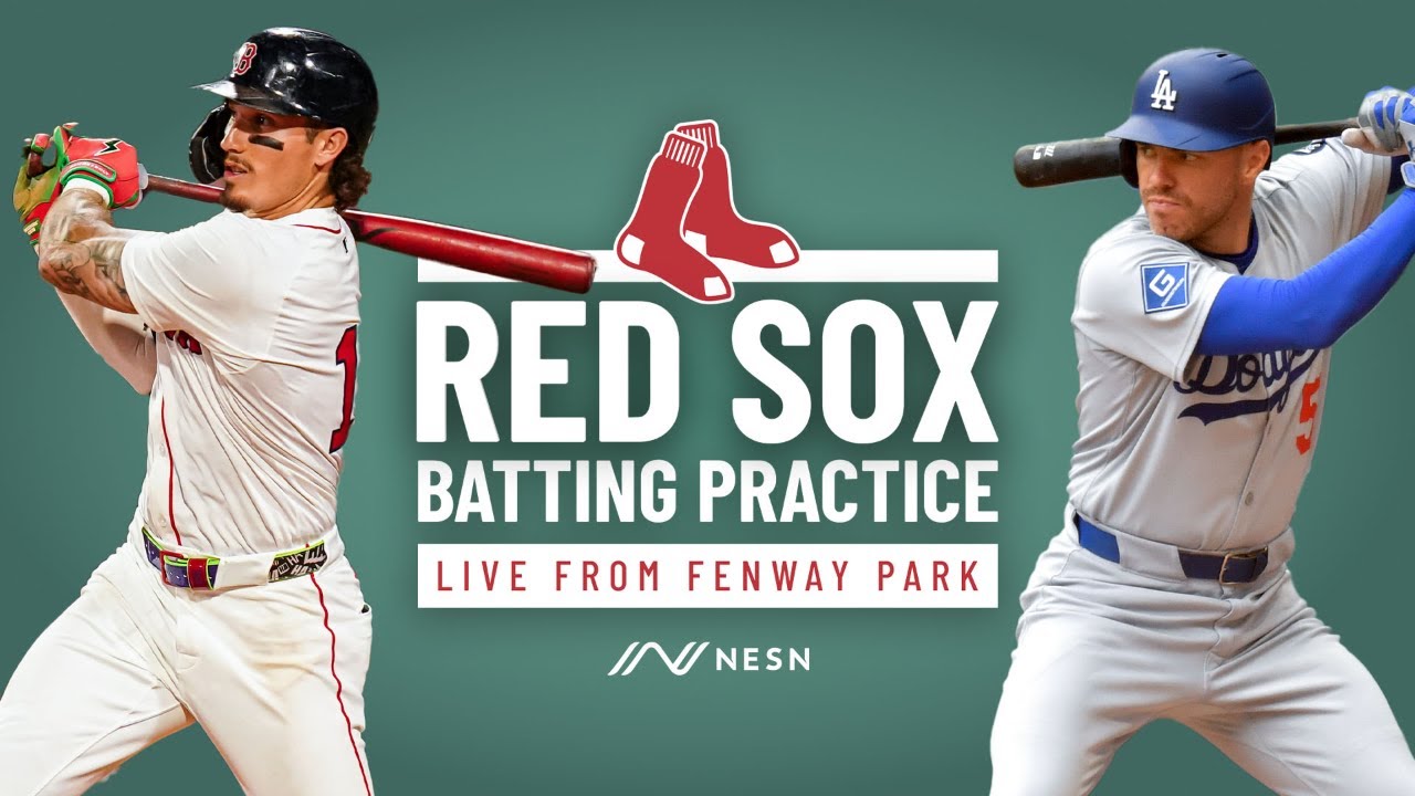 LIVE Red Sox - Dodgers Batting Practice from Fenway Park