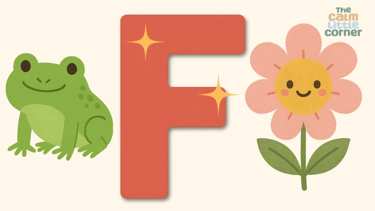 Learn Letter F | Alphabet for Toddlers | Early Literacy & Speech Development, Learn ABC