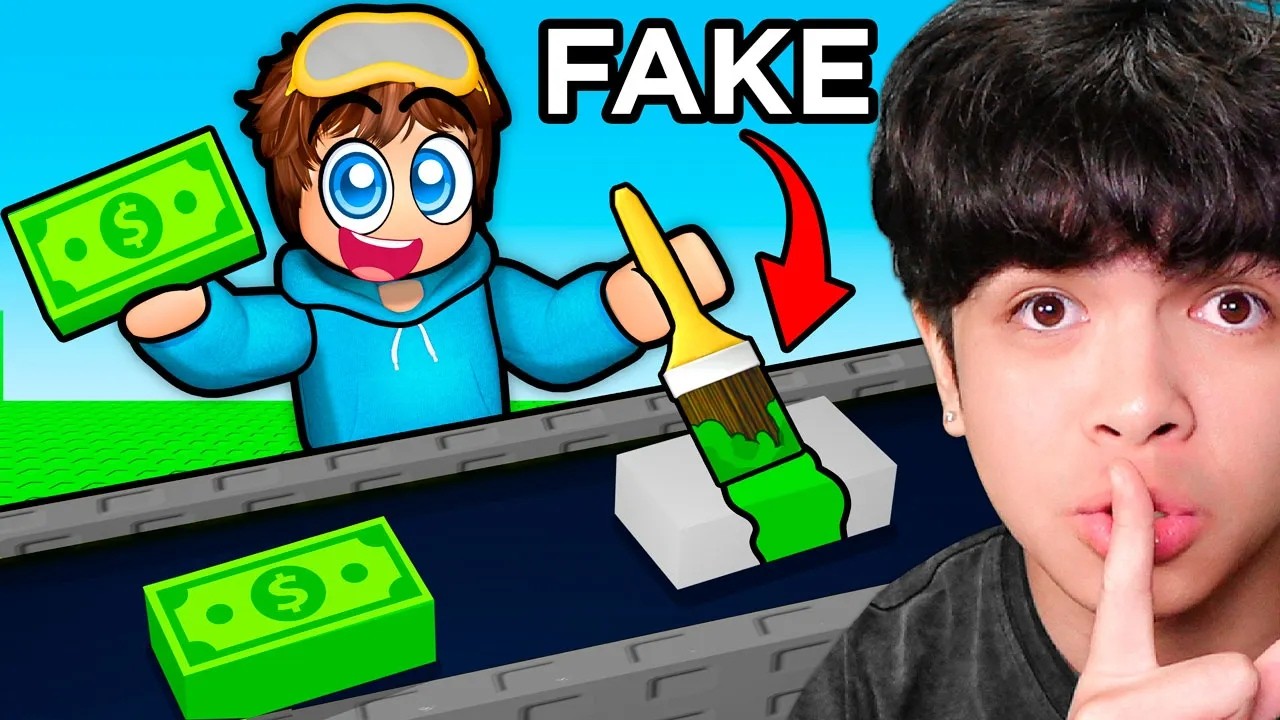 Printing MILLIONS of FAKE MONEY in Roblox..