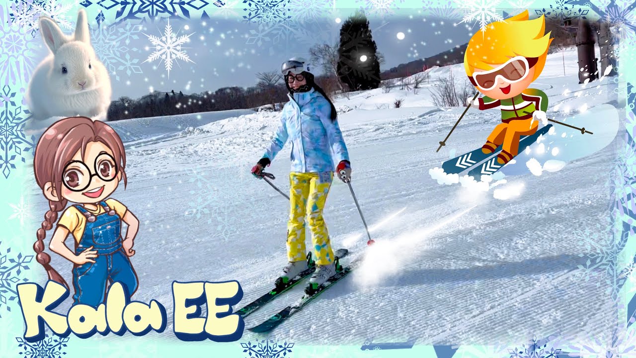 滑雪|冬季運動|日本滑雪| Learning about skiing at Japan with Kala EE|廣東話教學|兒童中文學習|滑雪裝備|親子運動|Snow Angel|滑雪場|妙高