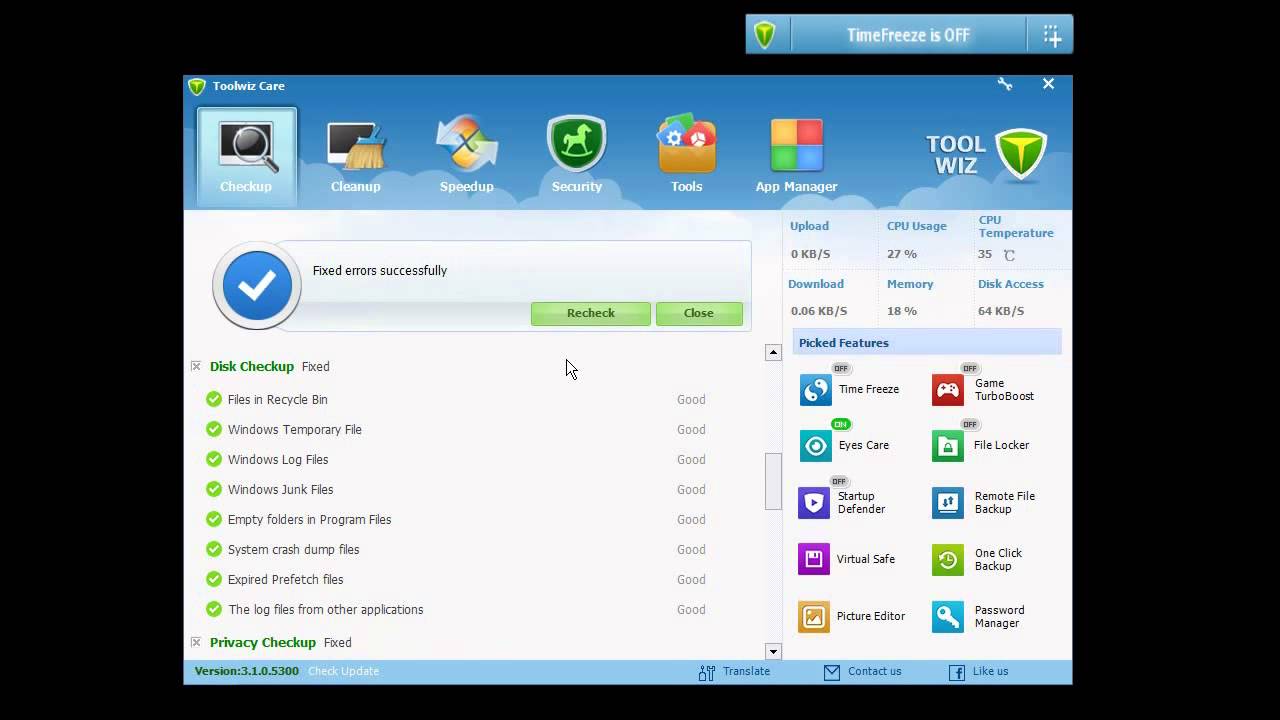 Toolwiz Care User Guide