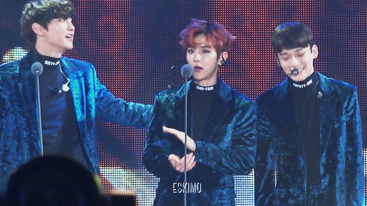 161119 MMA 백현 수상소감