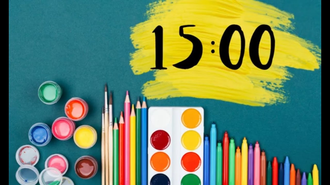 15 Minute Art Themed Timer
