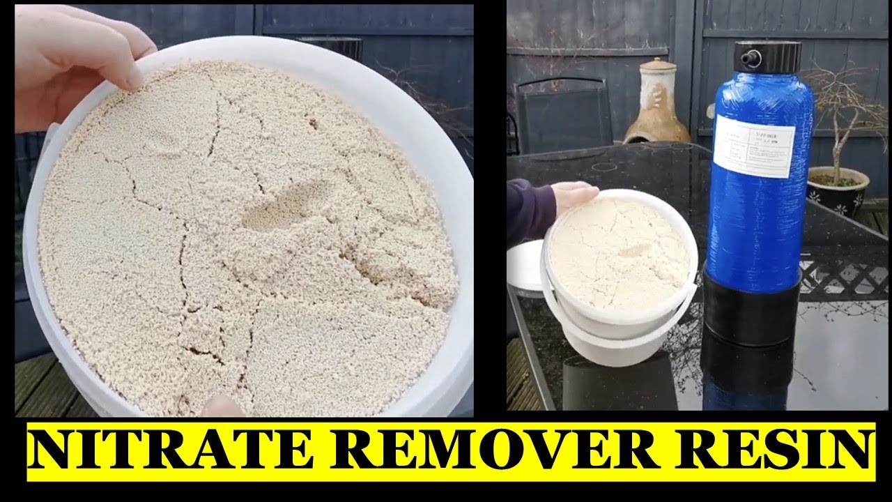 Nitrate remover resin