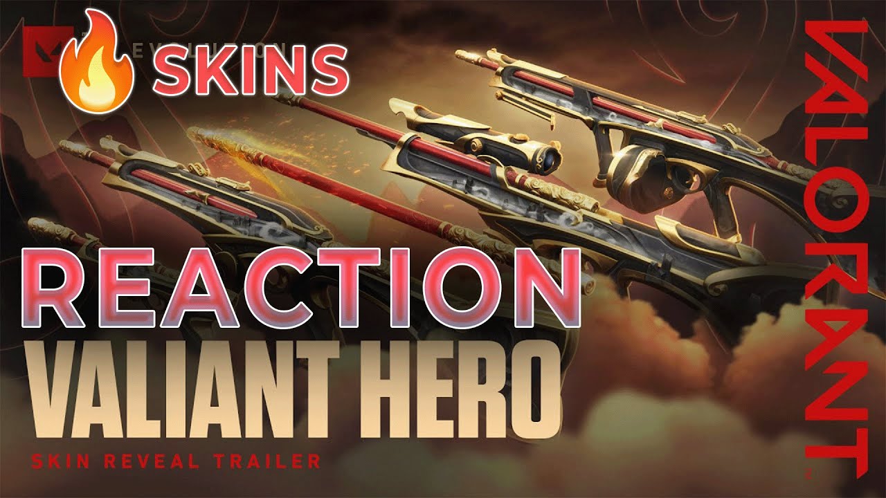 *NEW* BUNDLE IS 🔥 "Valiant Hero Skin Reveal Trailer" (Reaction)