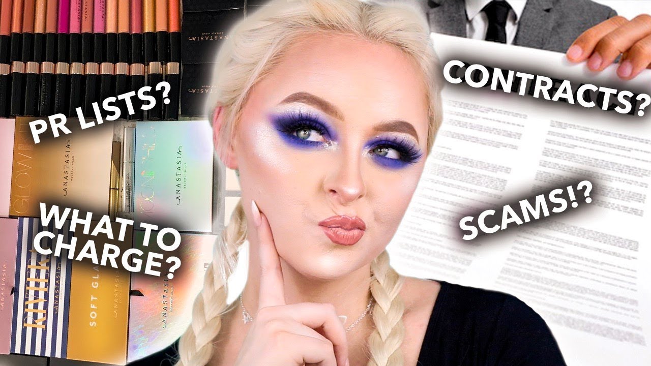 TIPS FOR WORKING WITH BRANDS AS A BEAUTY INFLUENCER (PR, CONTRACTS, WHAT TO CHARGE, ETC.) | mcdrew