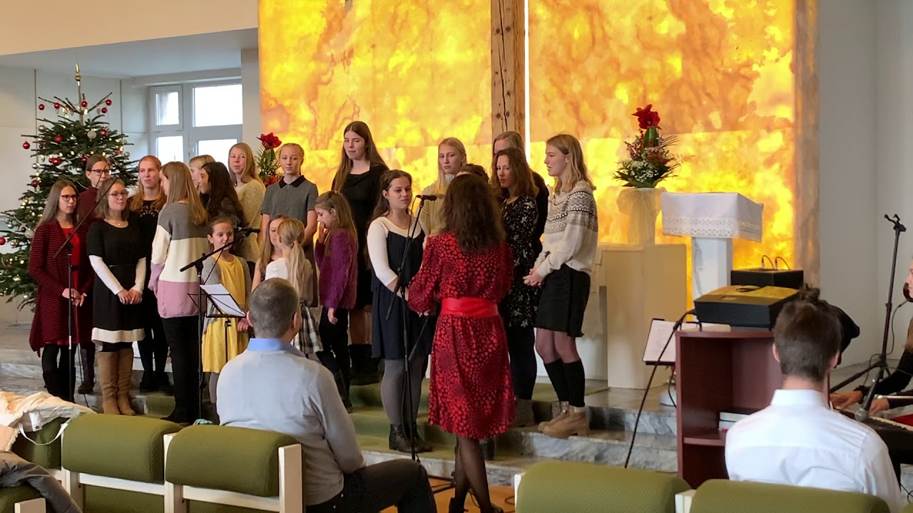 Mária Podhradská - Vianoce 2019 - spievanie v evanielickom kostole v Dúbravke (Bratislava)