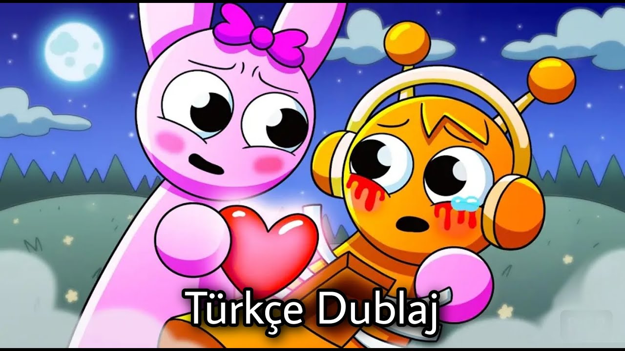 PINKI, OREN'in KIRIK KALBİNİ D&Uuml;ZELTİYOR..! -Animation T&uuml;rk&ccedil;e Dublaj ) Sprunki animasyon