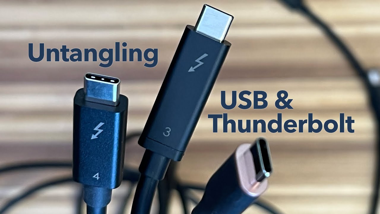 Q&A on USB, Thunderbolt, & Video cables, ports, connections